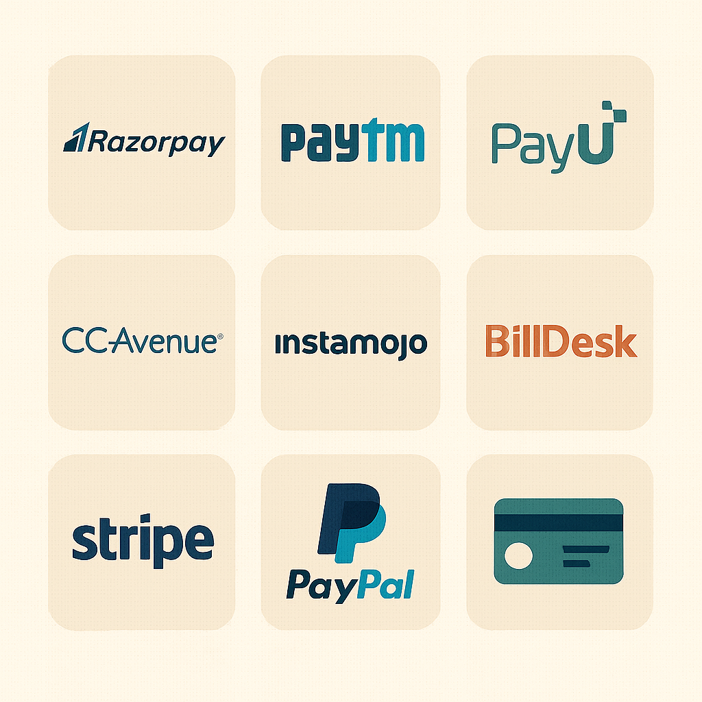 Supported Payment Gateways